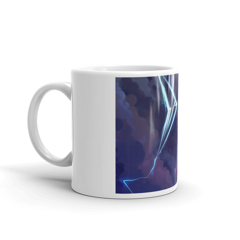 White DEgITx glossy mug